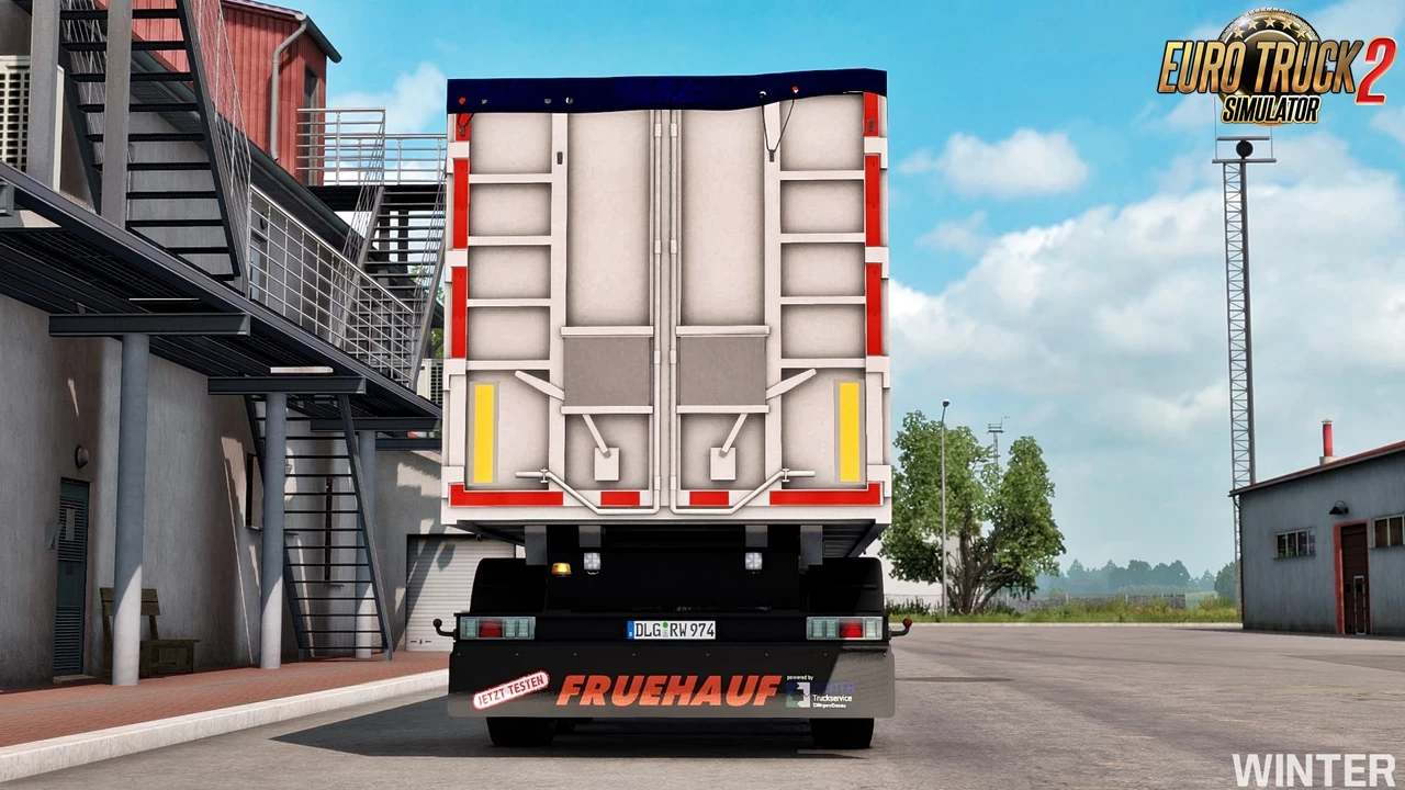 Fruehauf VFK Tipper Trailer v1.1 (1.43.x) for ETS2