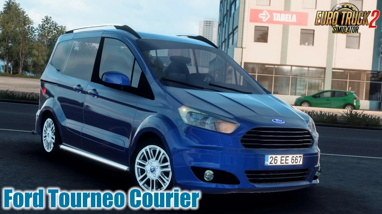Ford Tourneo Courier + Interior v1.140 (1.48.x) for ETS2