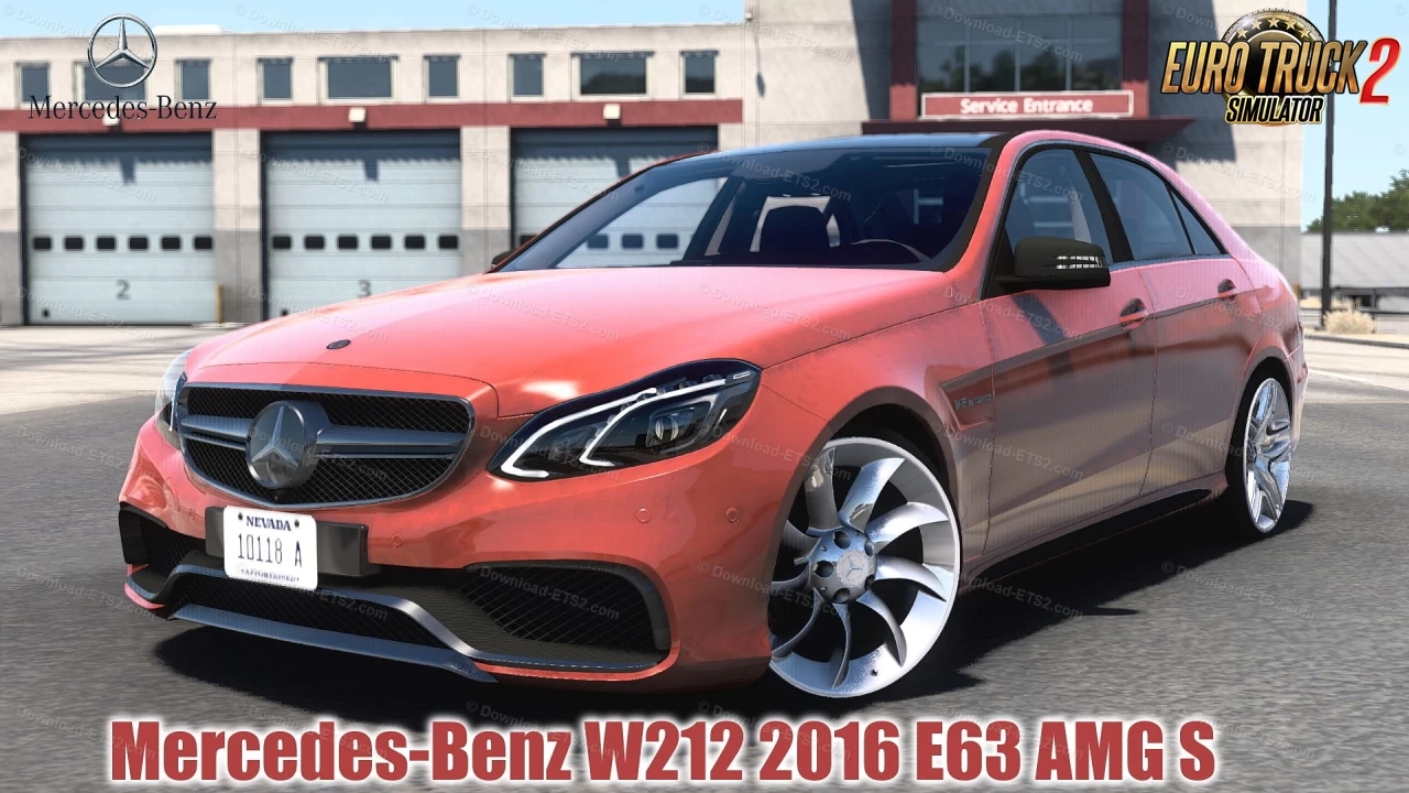 Mercedes-Benz W212 2016 E63 AMG S v4.5 (1.47.x) for ETS2