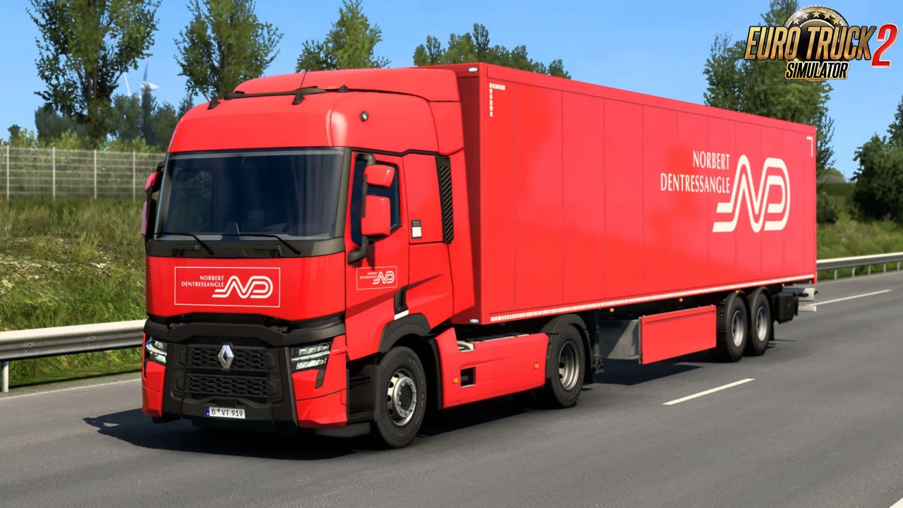Norbert Dentressangle Paintjob Pack v1.4 (1.40.x) for ETS2