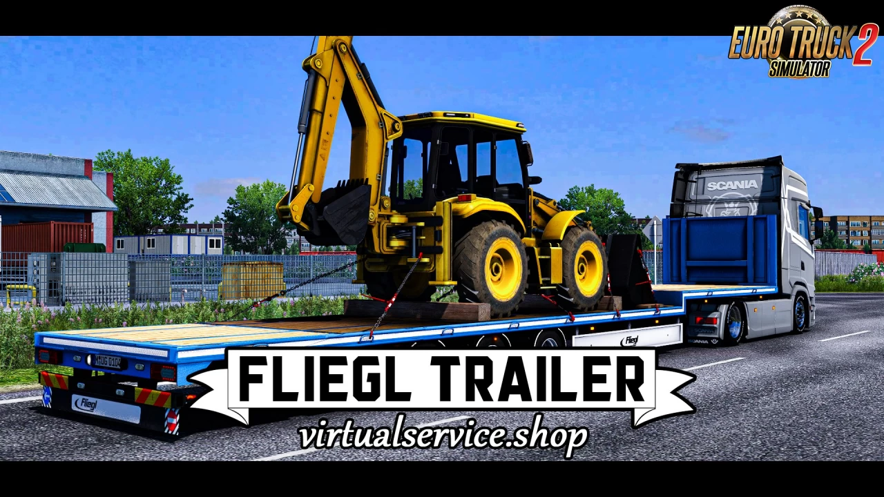 Fliegl Flatbed Trailer v1.5 (1.48.x) for ETS2