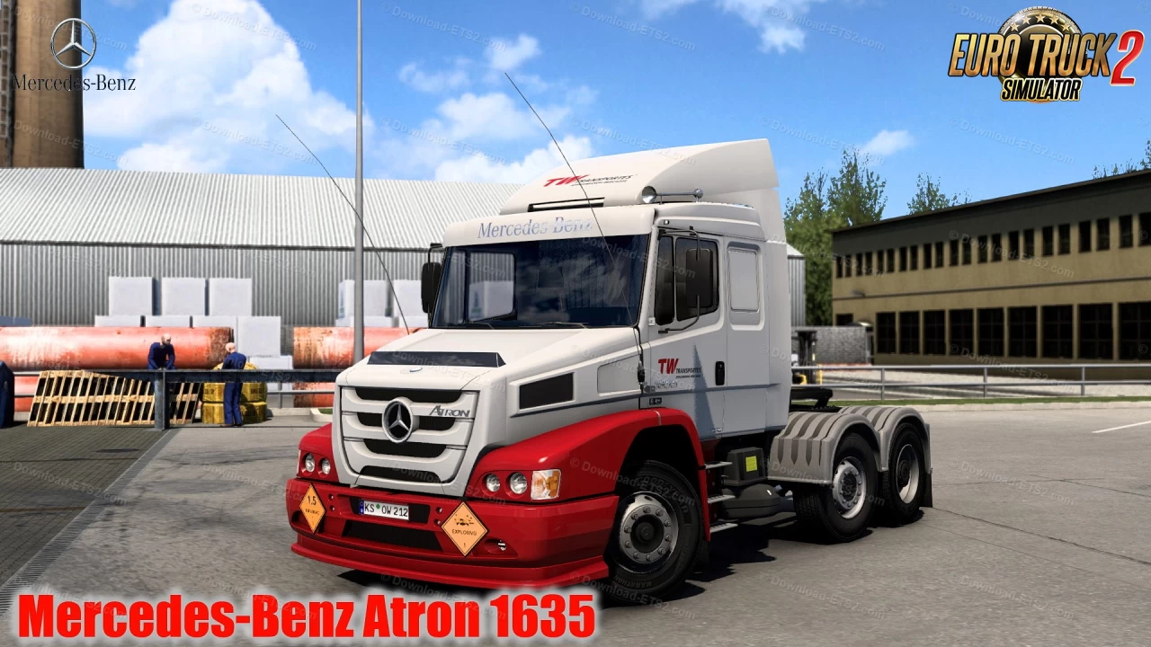 Mercedes-Benz Atron 1635 + Interior v1.6 (1.51.x) for ETS2