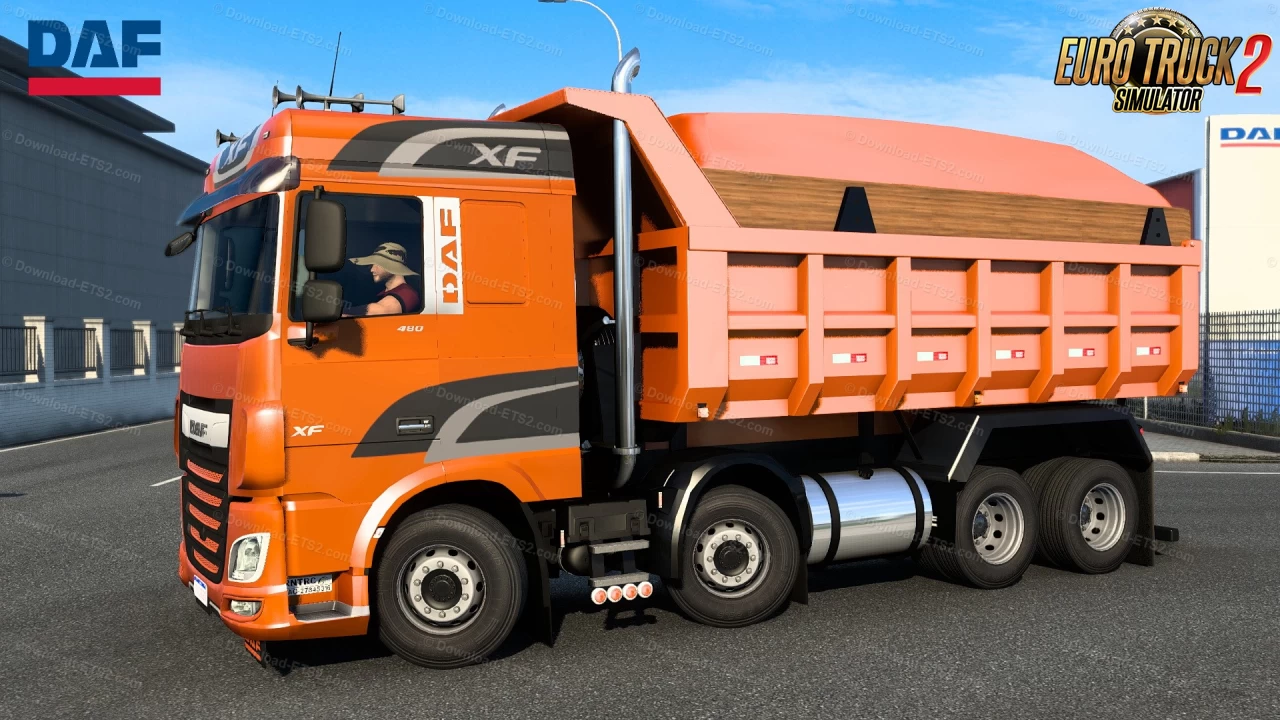 DAF XF Euro 6 Dumper Truck v1.0 (1.41.x) for ETS2