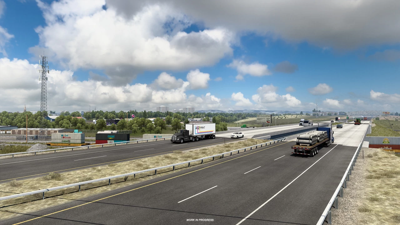Wyoming DLC - Cities along I-80 Highway in ATS