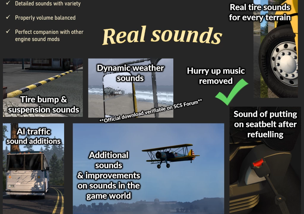 Sound Fixes Pack v26.14 for ATS and ETS2 (1.58.x)