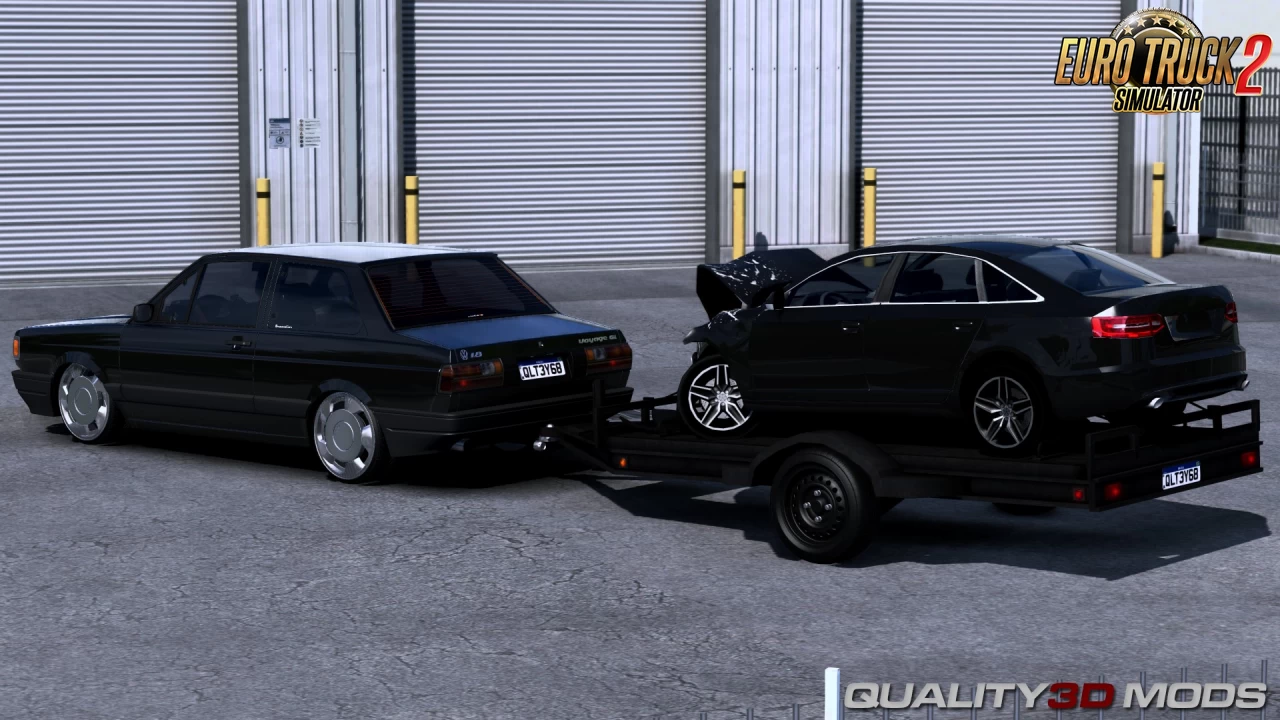 Pack Trailers for Cars v1.3 By Quality3D Mods (1.54.x) for ETS2