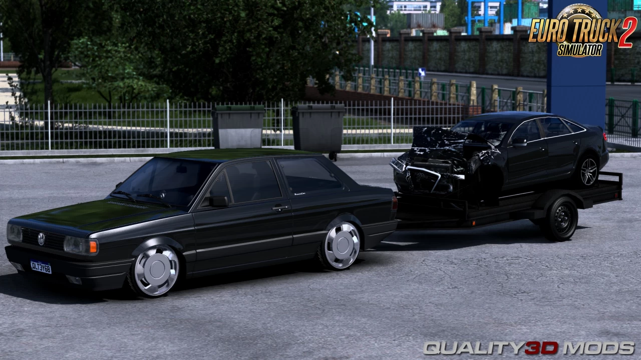 Pack Trailers for Cars v1.4 By Quality3D Mods (1.57.x) for ETS2