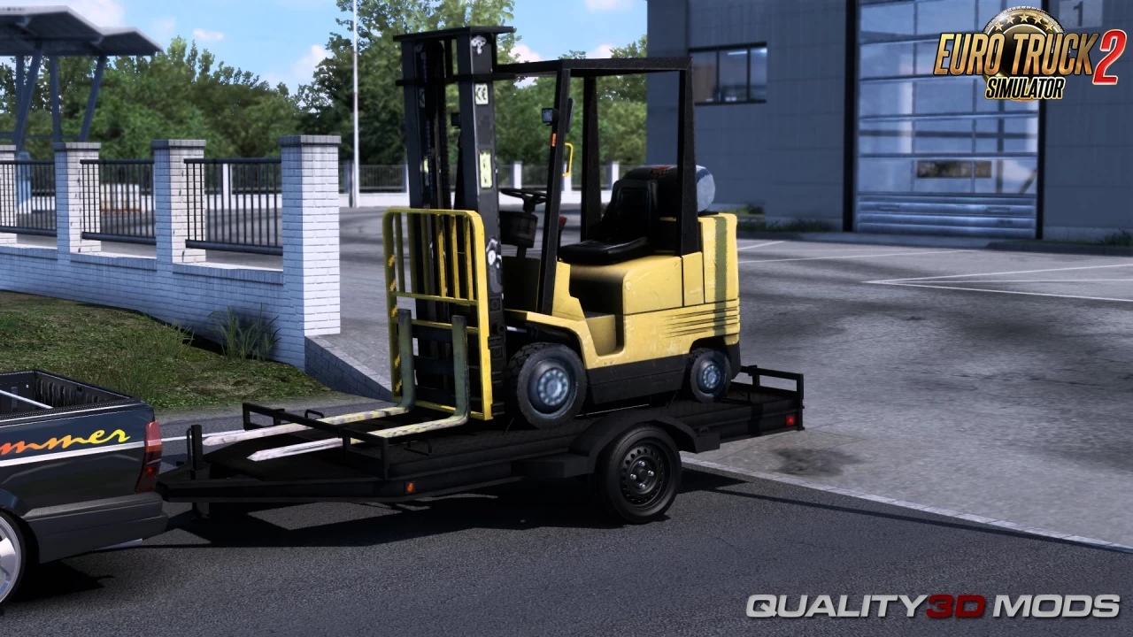 Pack Trailers for Cars v1.2 By Quality3D Mods (1.46.x) for ETS2