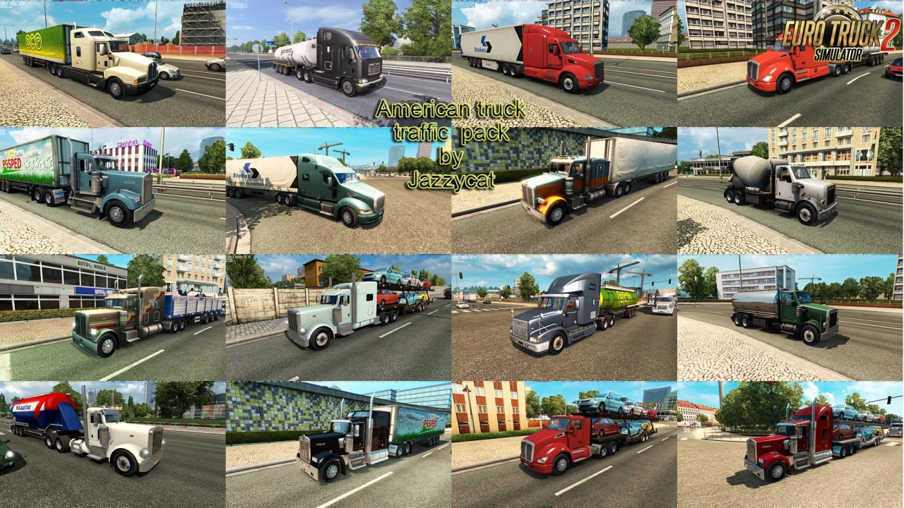 American Truck Traffic Pack v2.6.14 by Jazzycat (1.51.x) for ETS2