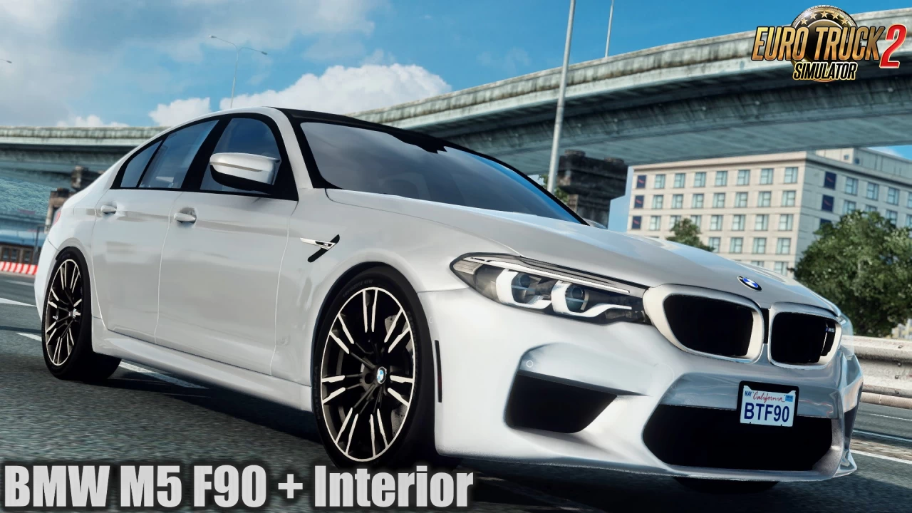 BMW M5 F90 + Interior v2.1 (1.46.x) for ETS2