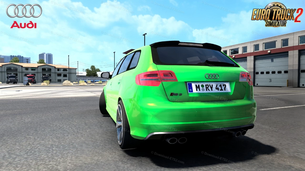 Audi RS3 Sportback 2011 + Interior v2.5 (1.57.x) for ETS2
