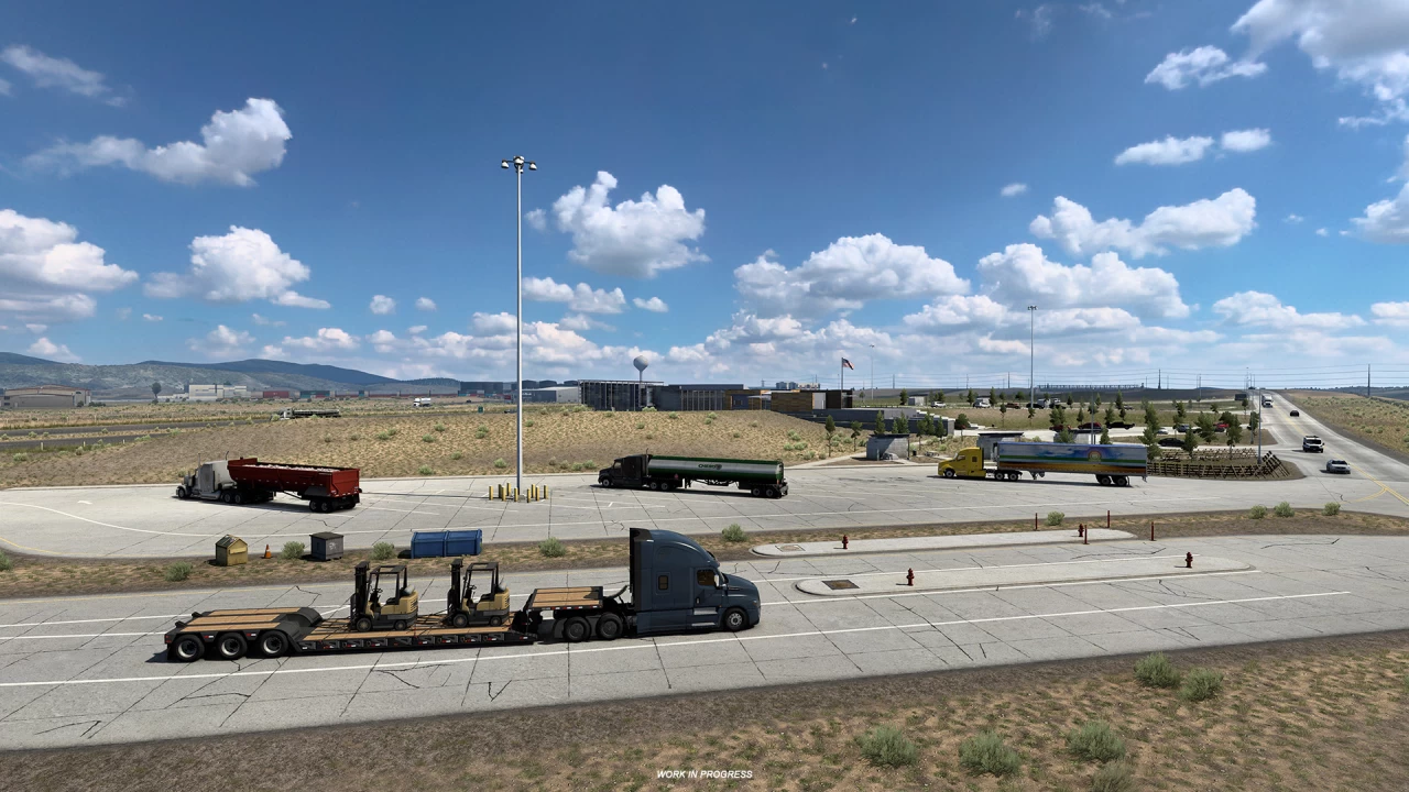 Wyoming DLC - Welcome Areas and Rest Stations in ATS