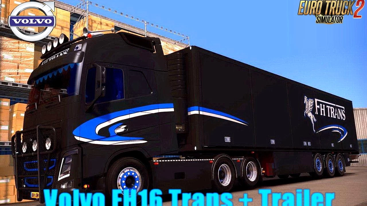 Volvo FH16 Trans Edition + Trailer v1.1 (1.41.x) for ETS2