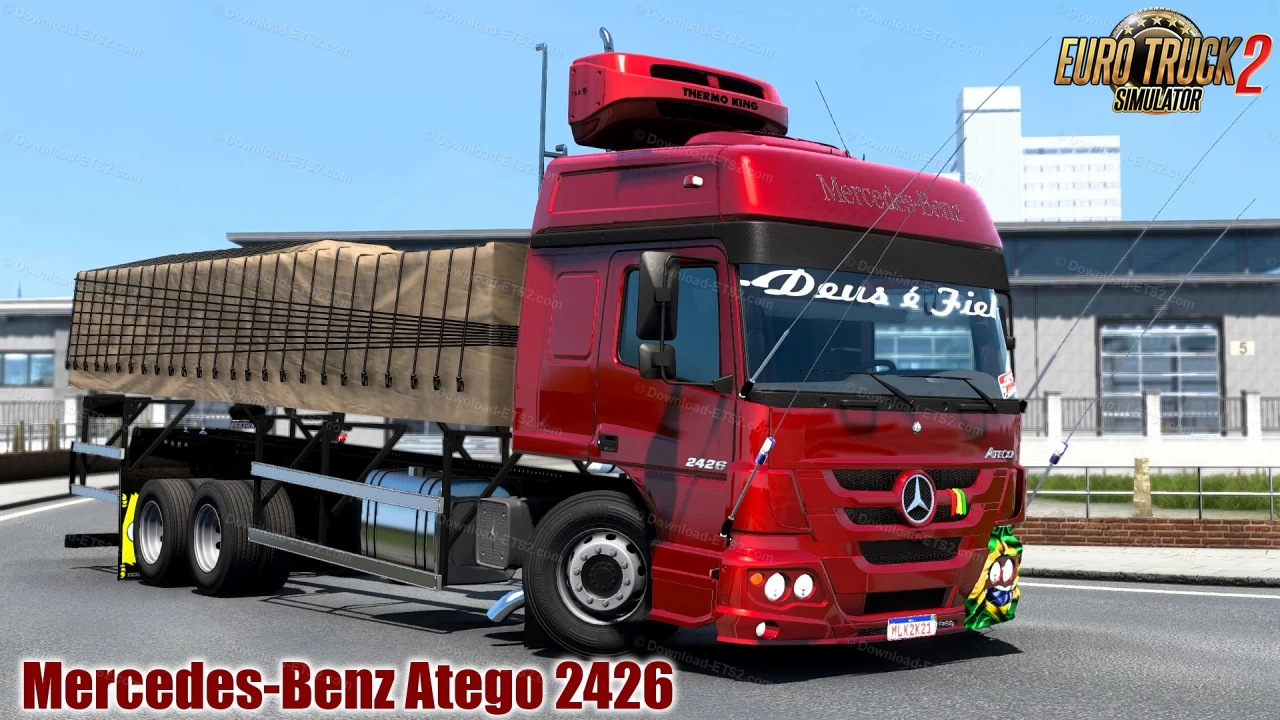 Mercedes-Benz Atego 2426 + Interior v1.0 (1.41.x) for ETS2