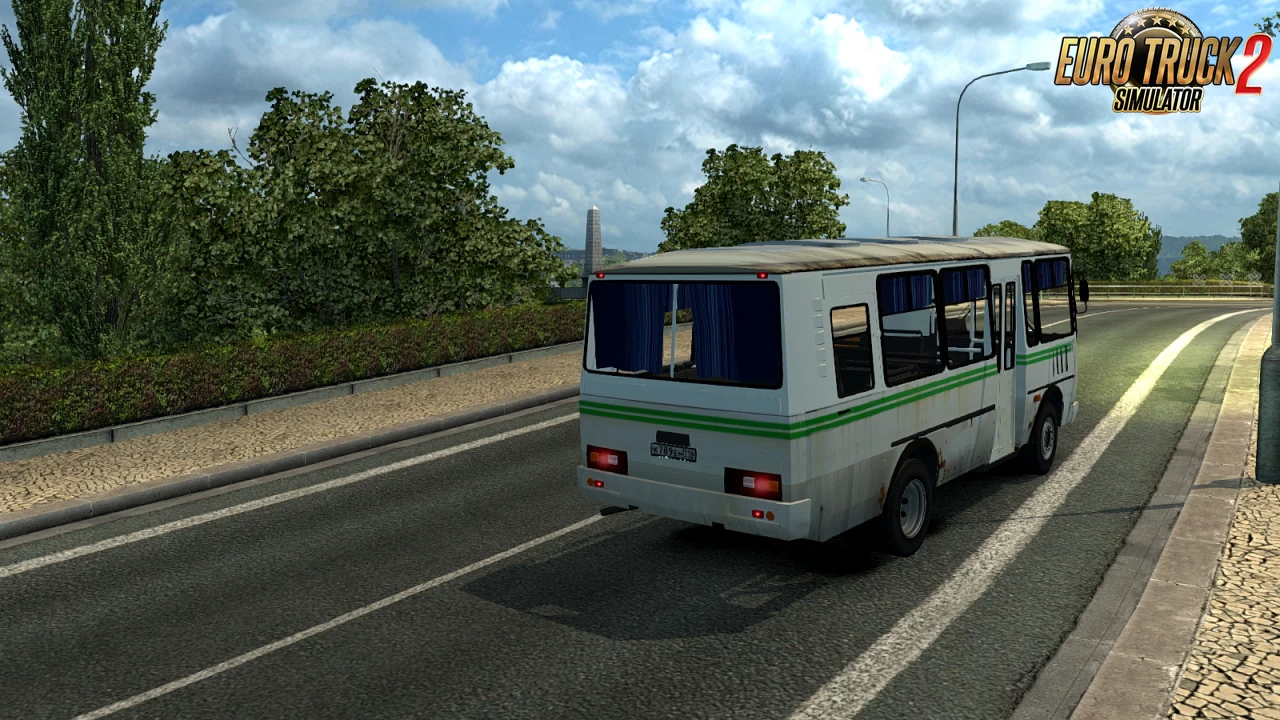 Bus PAZ-32054 v1.7.5 (1.43.x) for ETS2