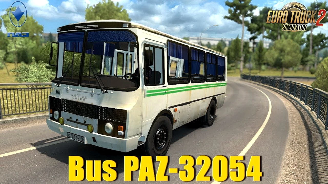 Bus PAZ-32054 v1.7.5 (1.43.x) for ETS2