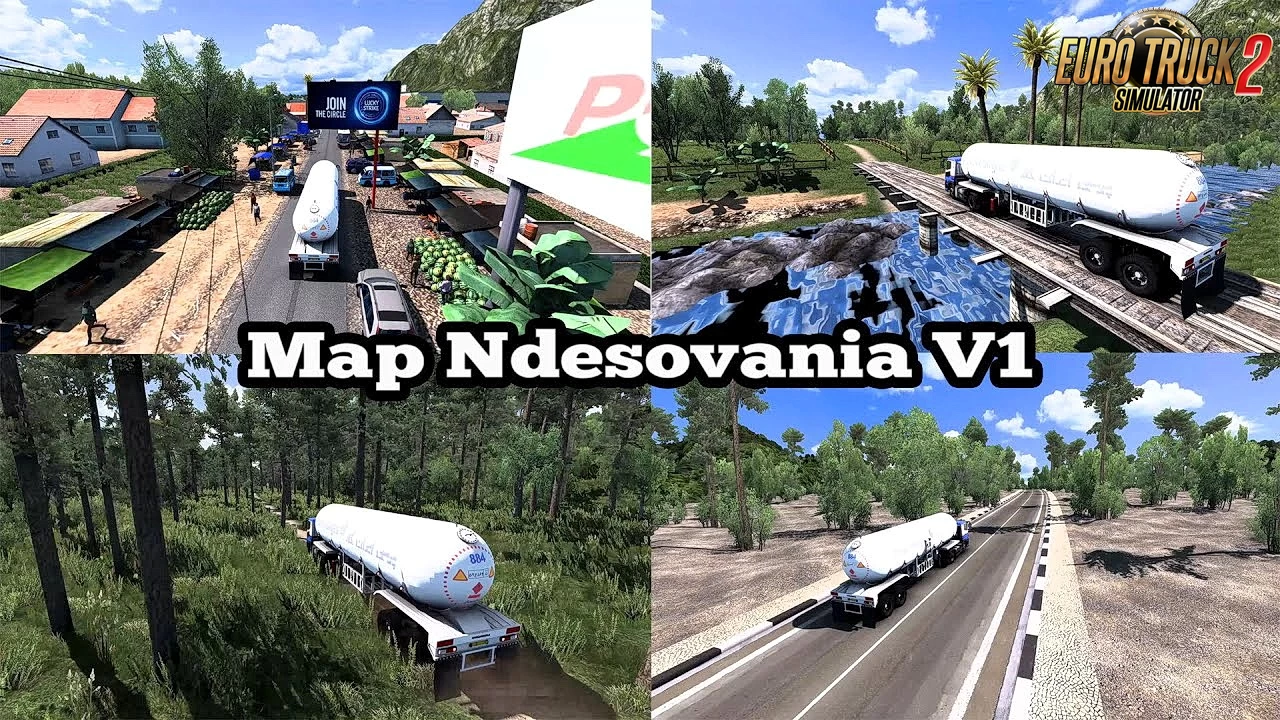 Ndesovania Map v2.0 by Jaka (1.41.x) for ETS2