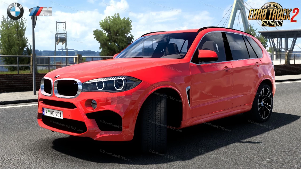 BMW X5M F85 + Interior 2016 v2.1 (1.47.x) for ETS2