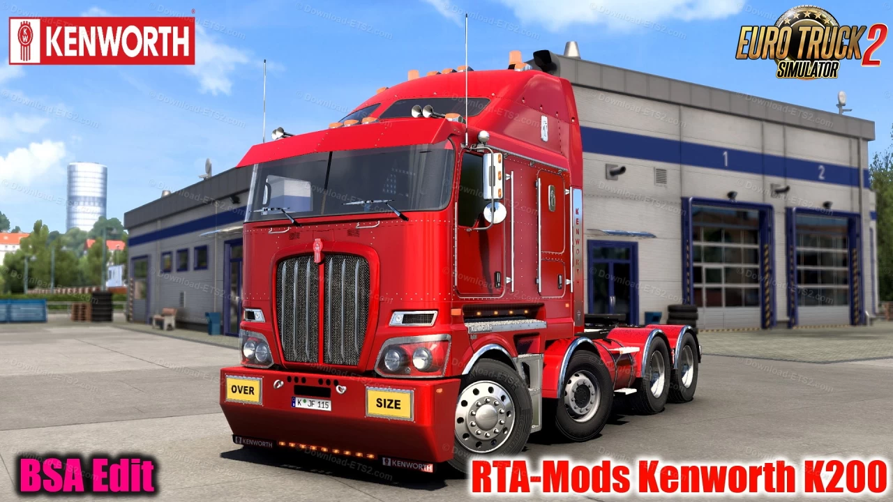 RTA-Mods Kenworth K200 v14.150 (BSA Edit) (1.50.x) for ETS2