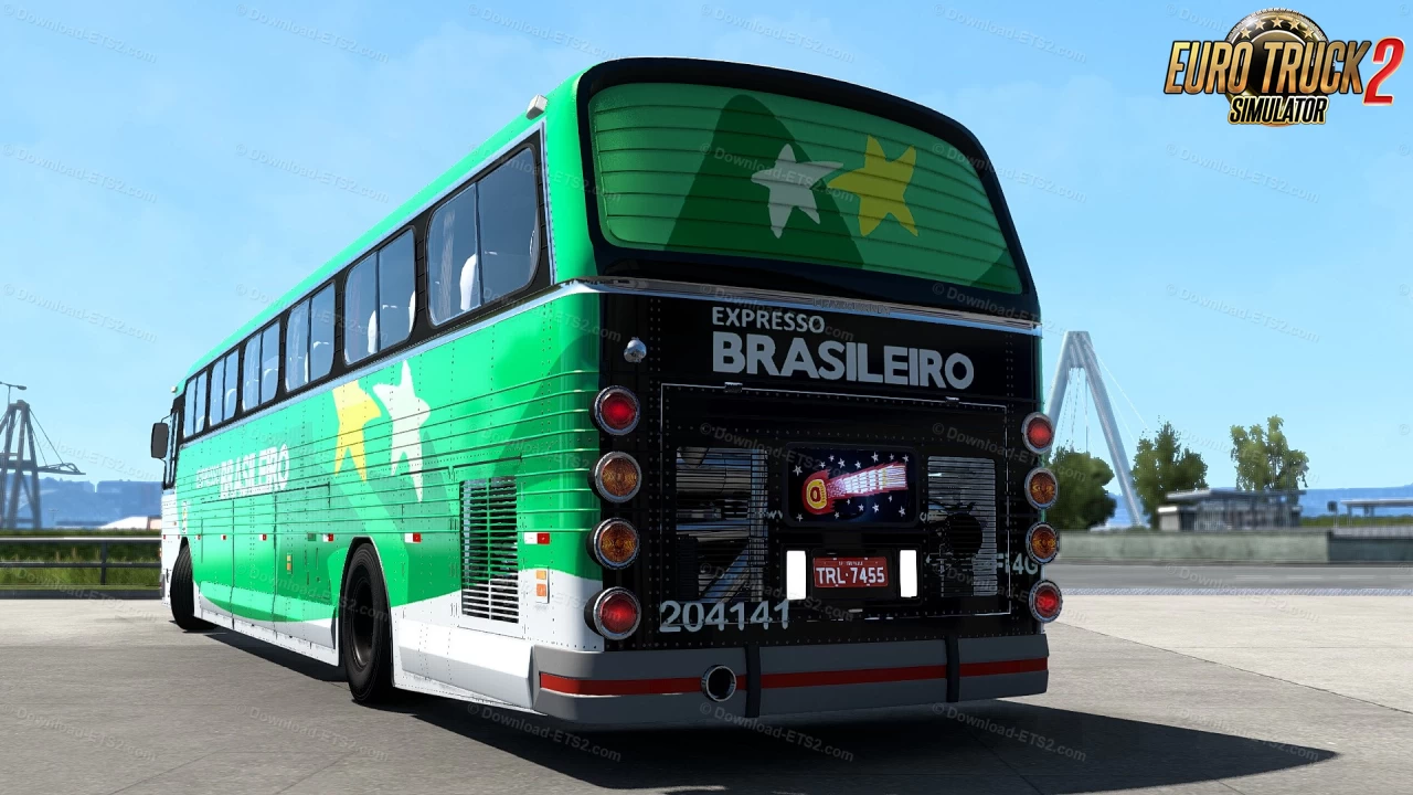 Scania CMA Comet Flecha Azul Bus v3.7 (1.53.x) for ETS2