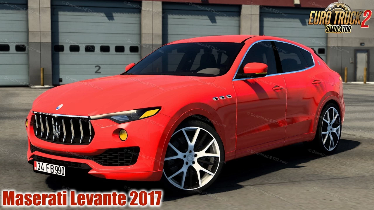 Maserati Levante 2017 + Interior v3.0 (1.41.x) for ETS2