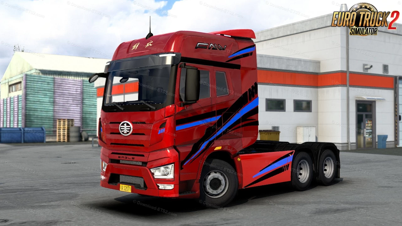 FAW J7 China Truck + Interior v2.0 (1.41.x) for ETS2