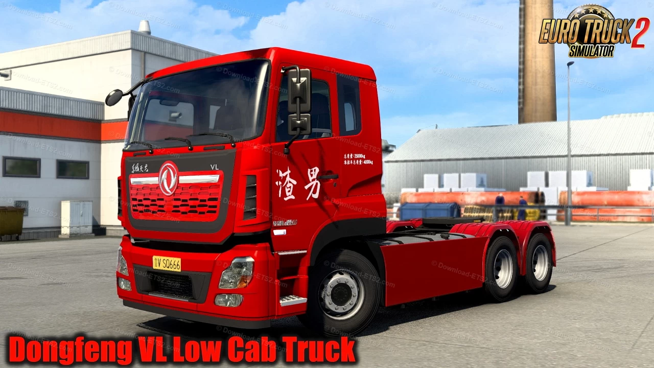 Dongfeng VL Low Cab Truck + Interior v1.0 (1.41.x) for ETS2
