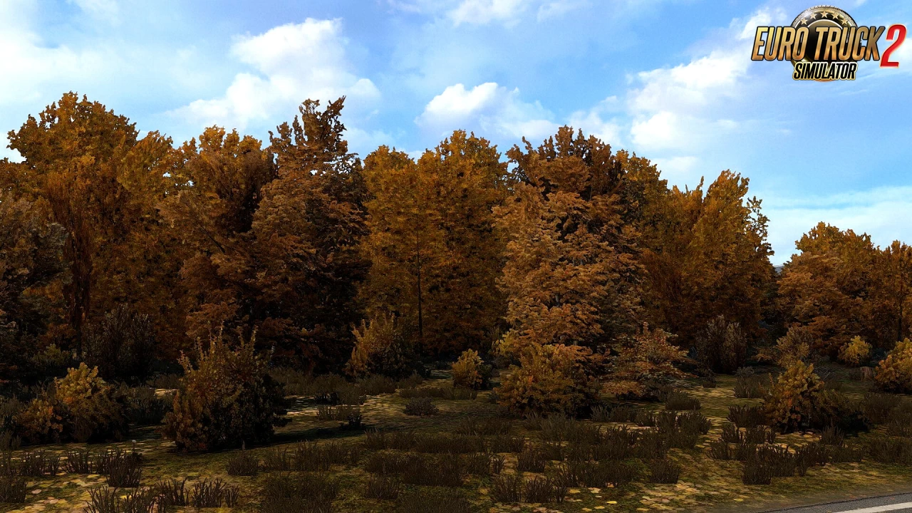Autum Mod v1.1 By d-luX (1.41.x) for ETS2