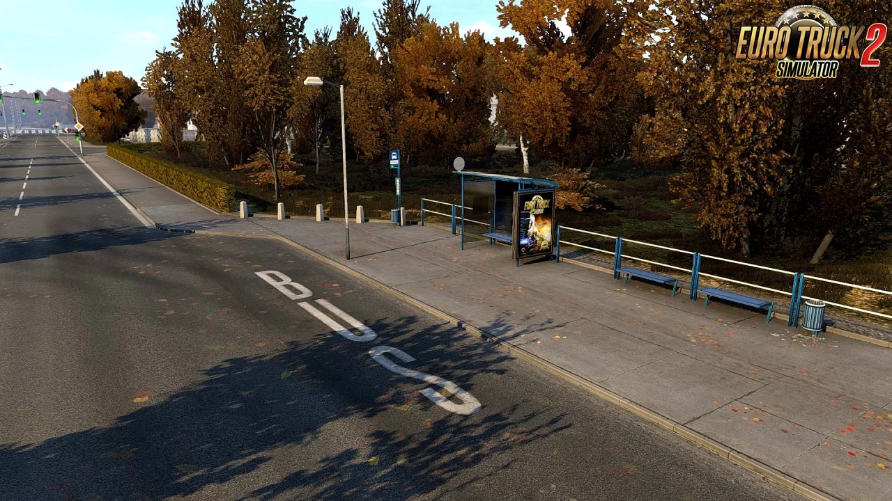 Autum Mod v1.1 By d-luX (1.41.x) for ETS2