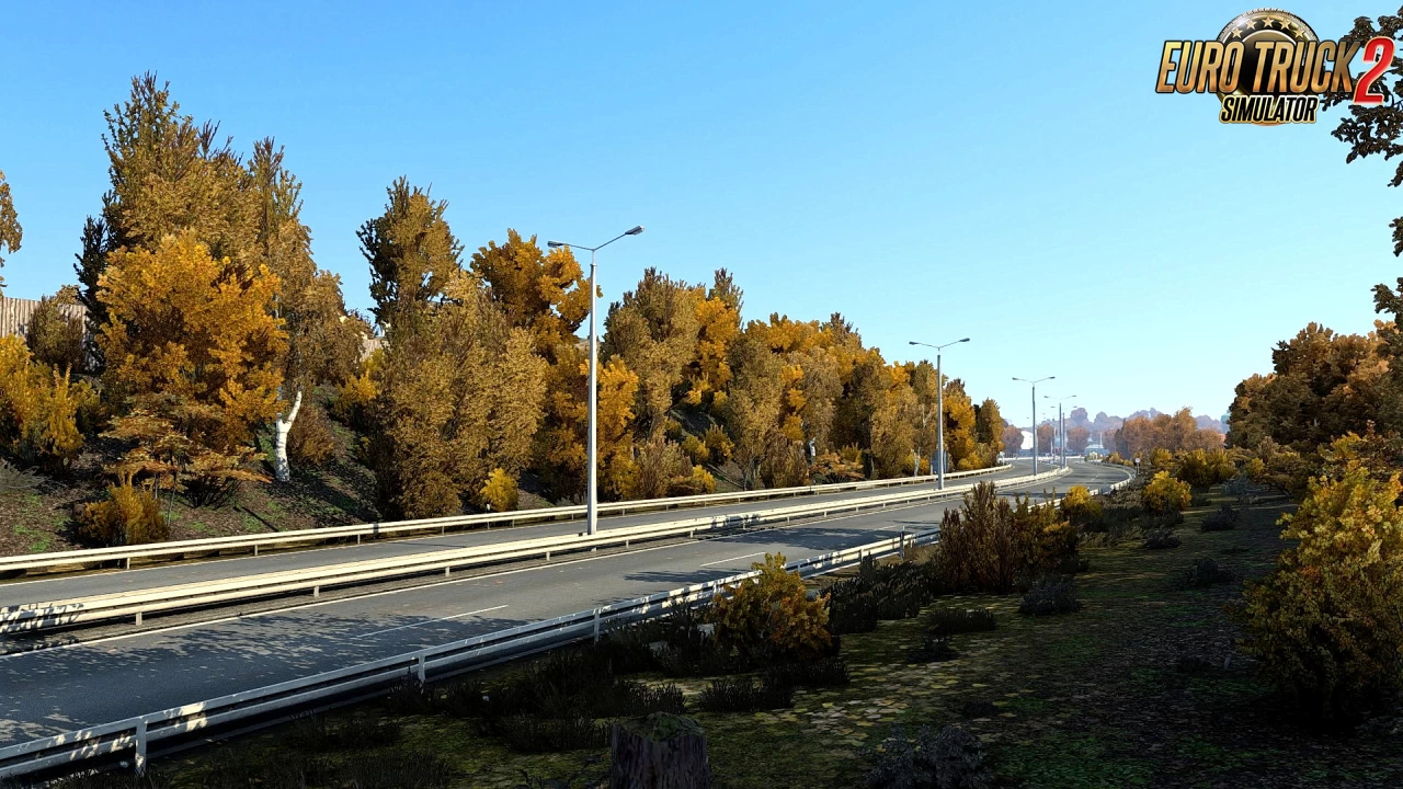 Autum Mod v1.1 By d-luX (1.41.x) for ETS2