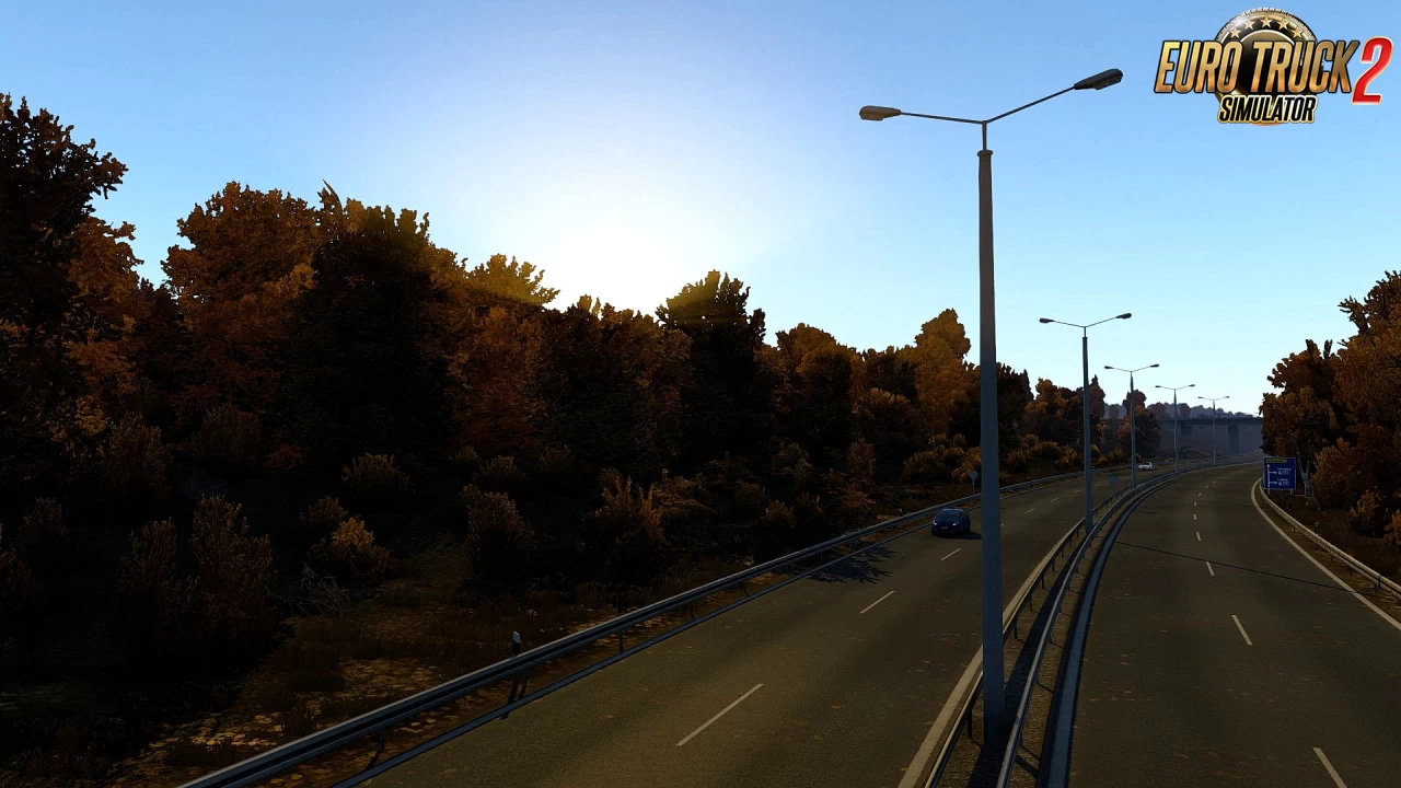 Autum Mod v1.1 By d-luX (1.41.x) for ETS2