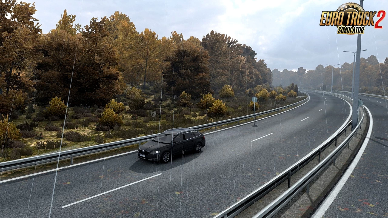 Autum Mod v1.1 By d-luX (1.41.x) for ETS2