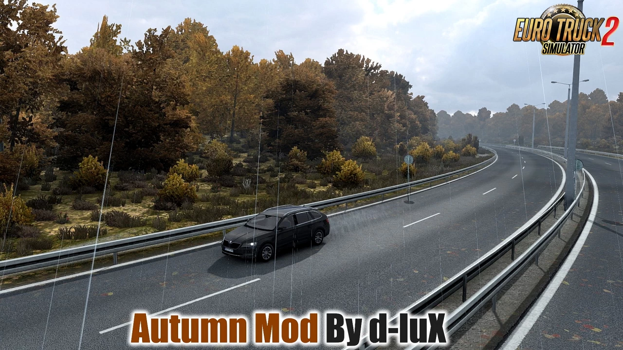 Autum Mod v1.1 By d-luX (1.41.x) for ETS2