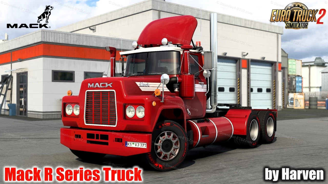Mack R Series Truck v2.2 by Harven (1.45.x) for ETS2