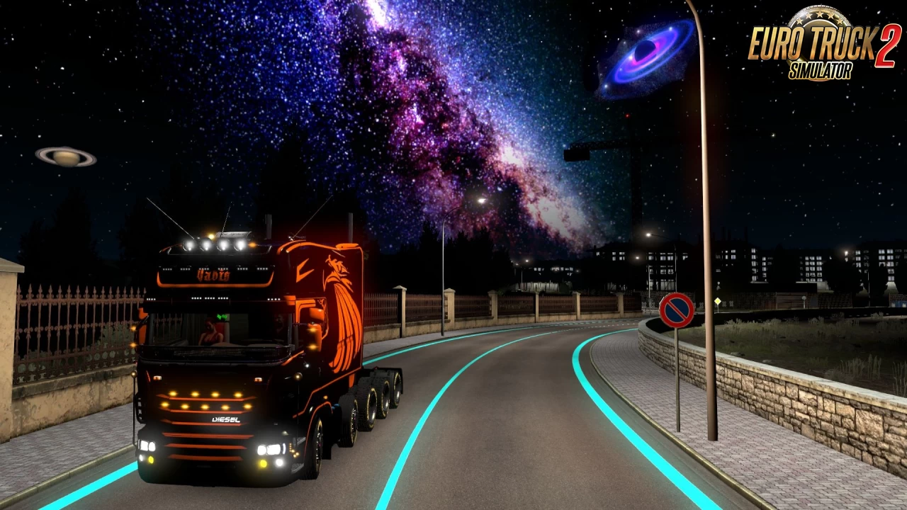 Starry Nights - Noches Estrelladas v2.1 (1.41.x) for ETS2