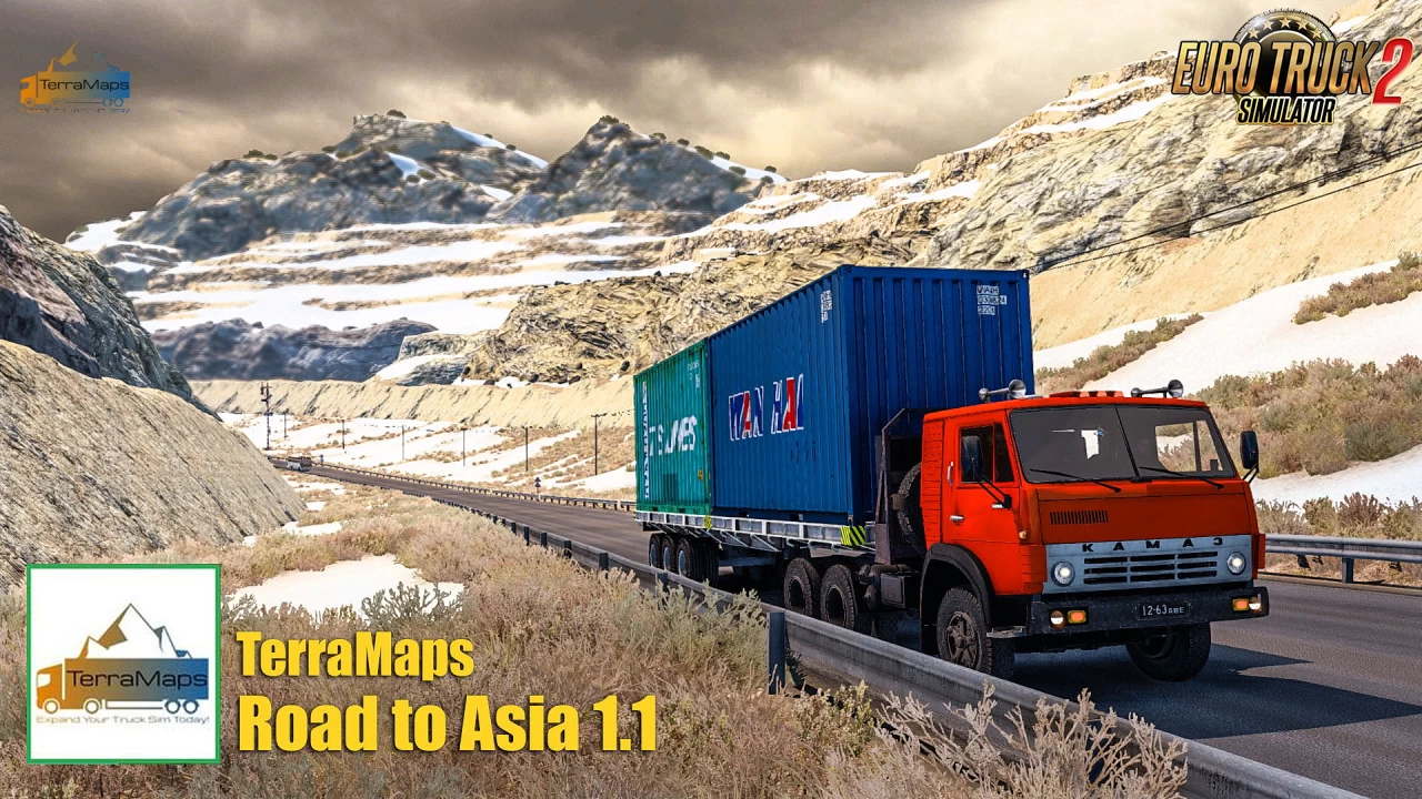 Road to Asia Map v1.5 (1.46.x) for ETS2