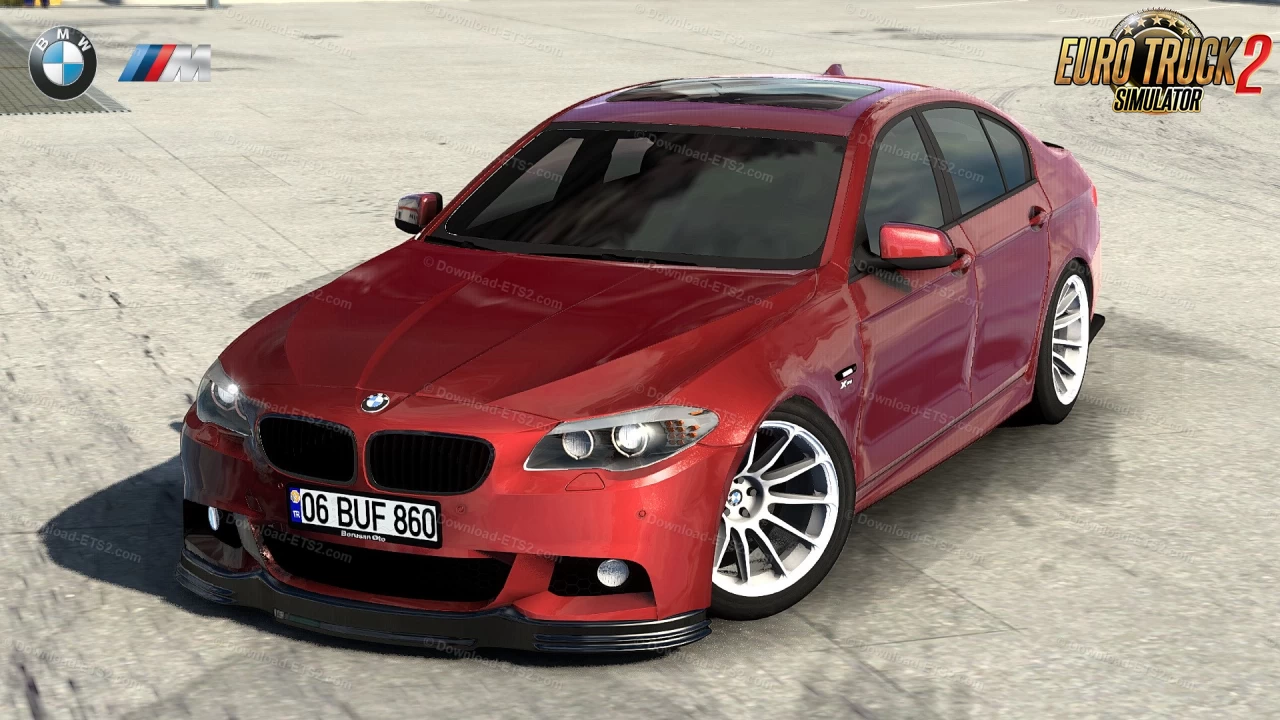 BMW 5 Series F10 + Interior v1.2 (1.42.x) for ETS2