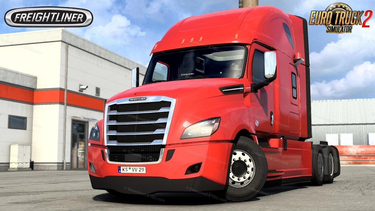 Freightliner Cascadia 2019 + Interior v1.5 (1.45.x) for ETS2
