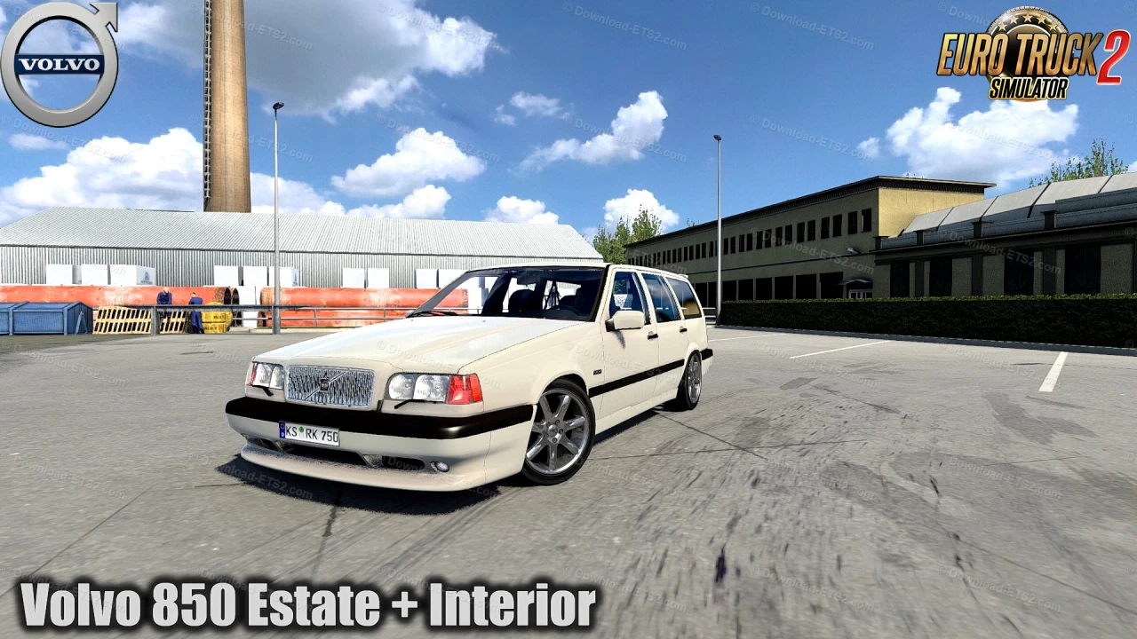 Volvo 850 Estate + Interior v2.8 (1.54.x) for ETS2