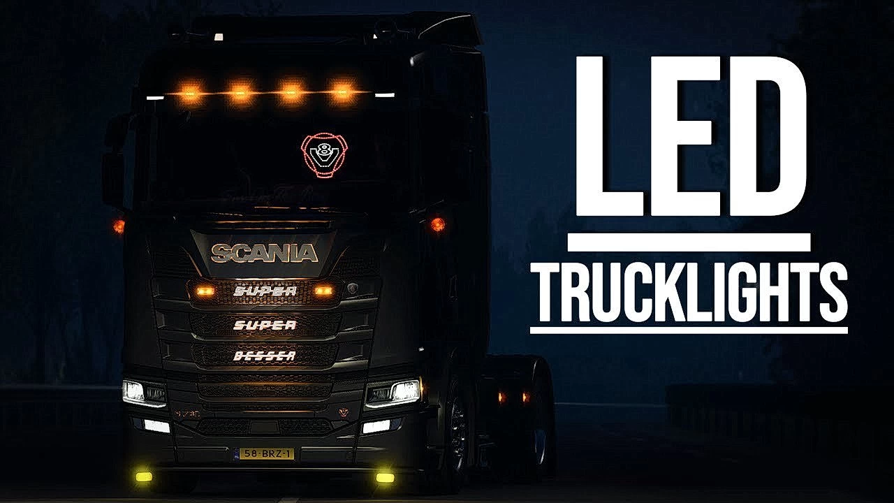 LED Trucklights Mod v13.0 (1.47.x) for ETS2