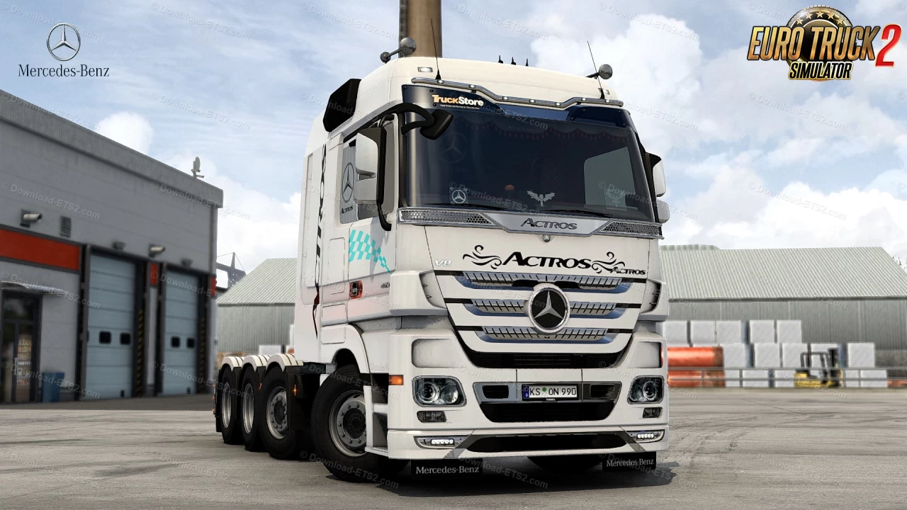 Mercedes Actros MP3 Reworked v4.4 by Schumi (1.49.x) for ETS2