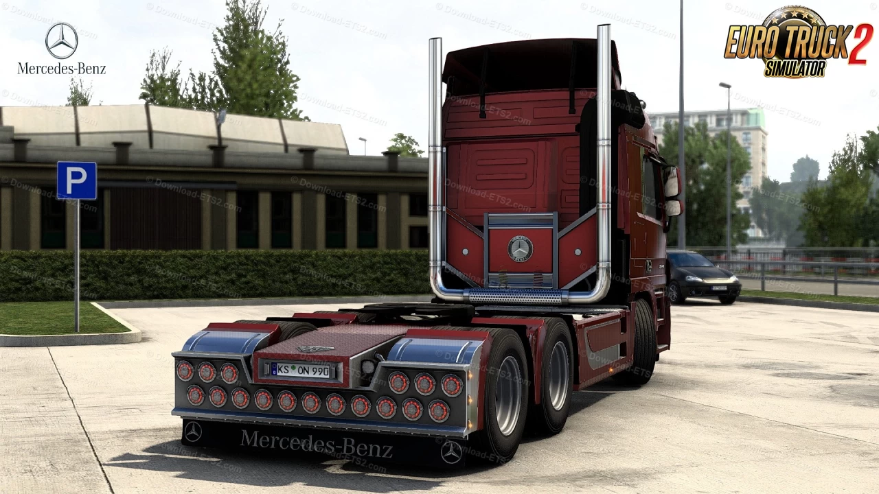 Mercedes Actros MP3 Reworked v4.4 by Schumi (1.49.x) for ETS2