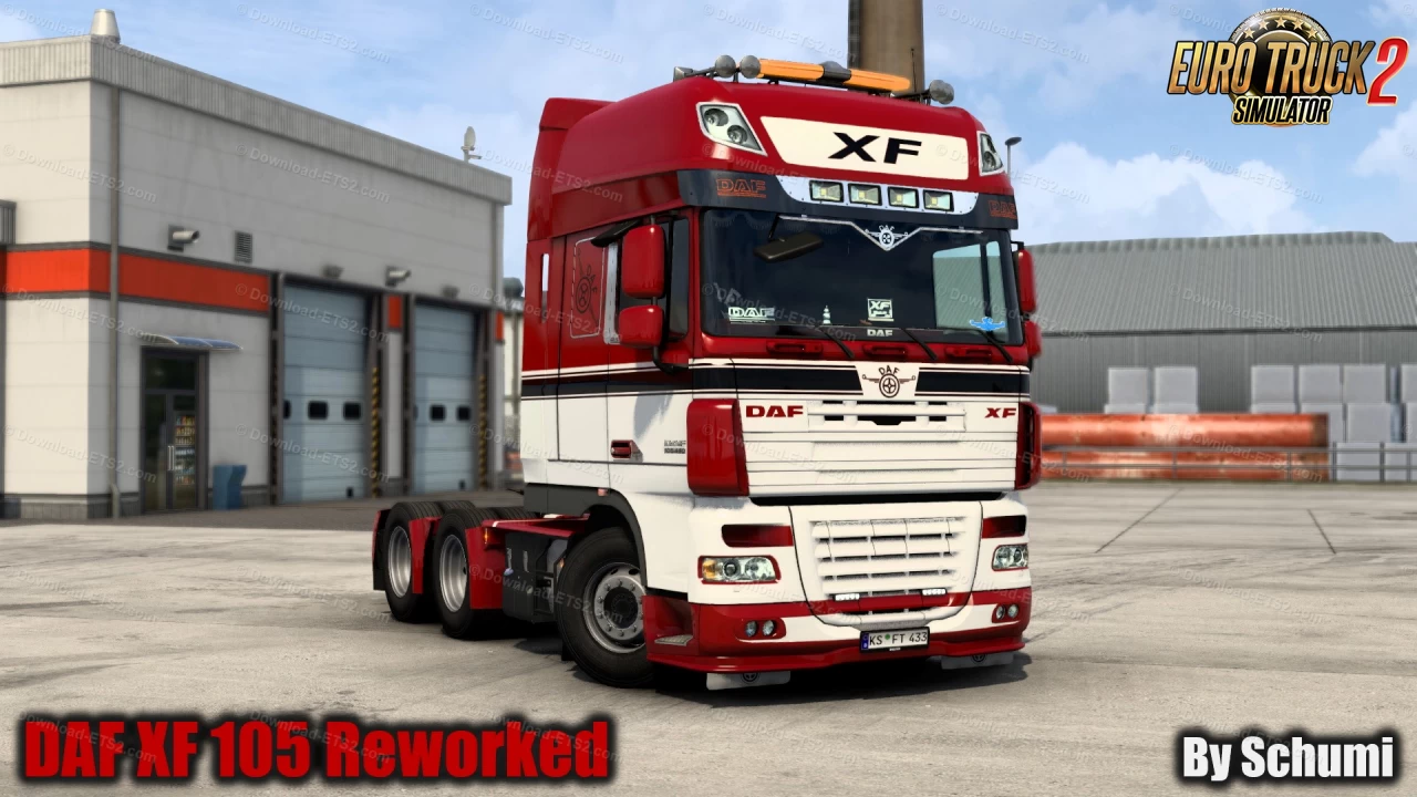 DAF XF 105 Reworked v3.4 by Schumi (1.44.x) for ETS2