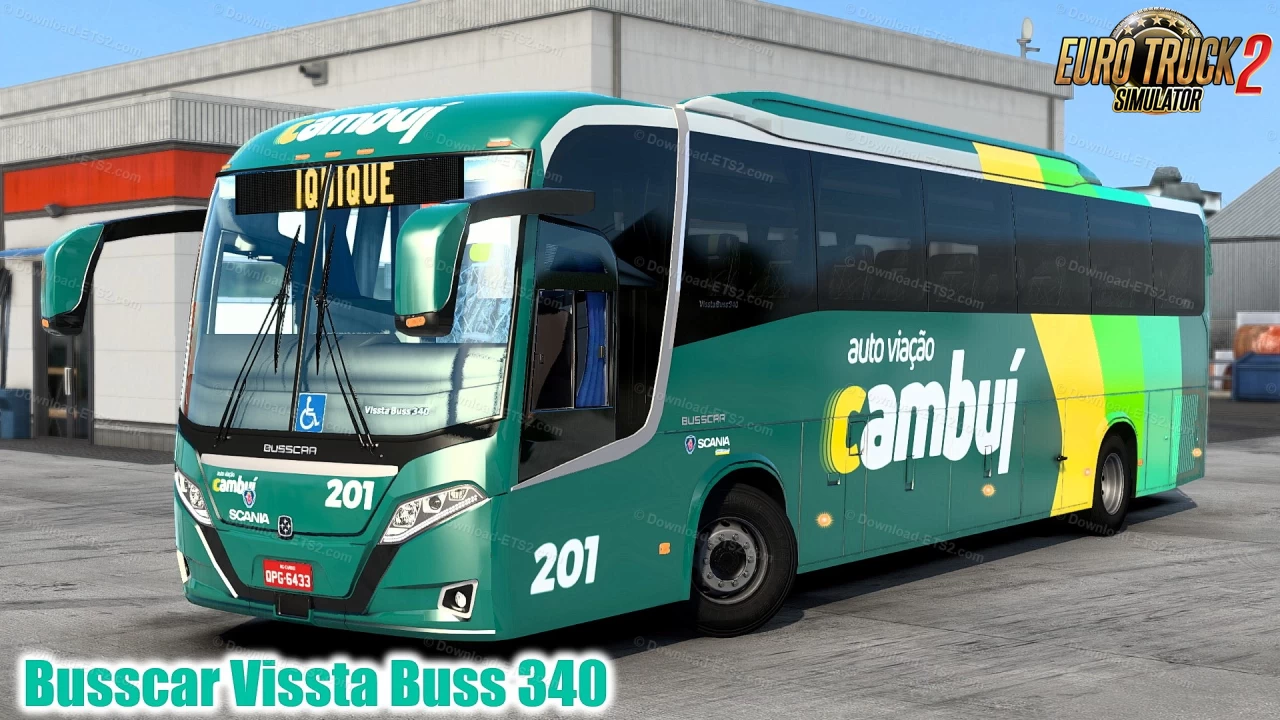 Busscar Vissta Buss 340 + Interior v1.0 (1.41.x) for ETS2
