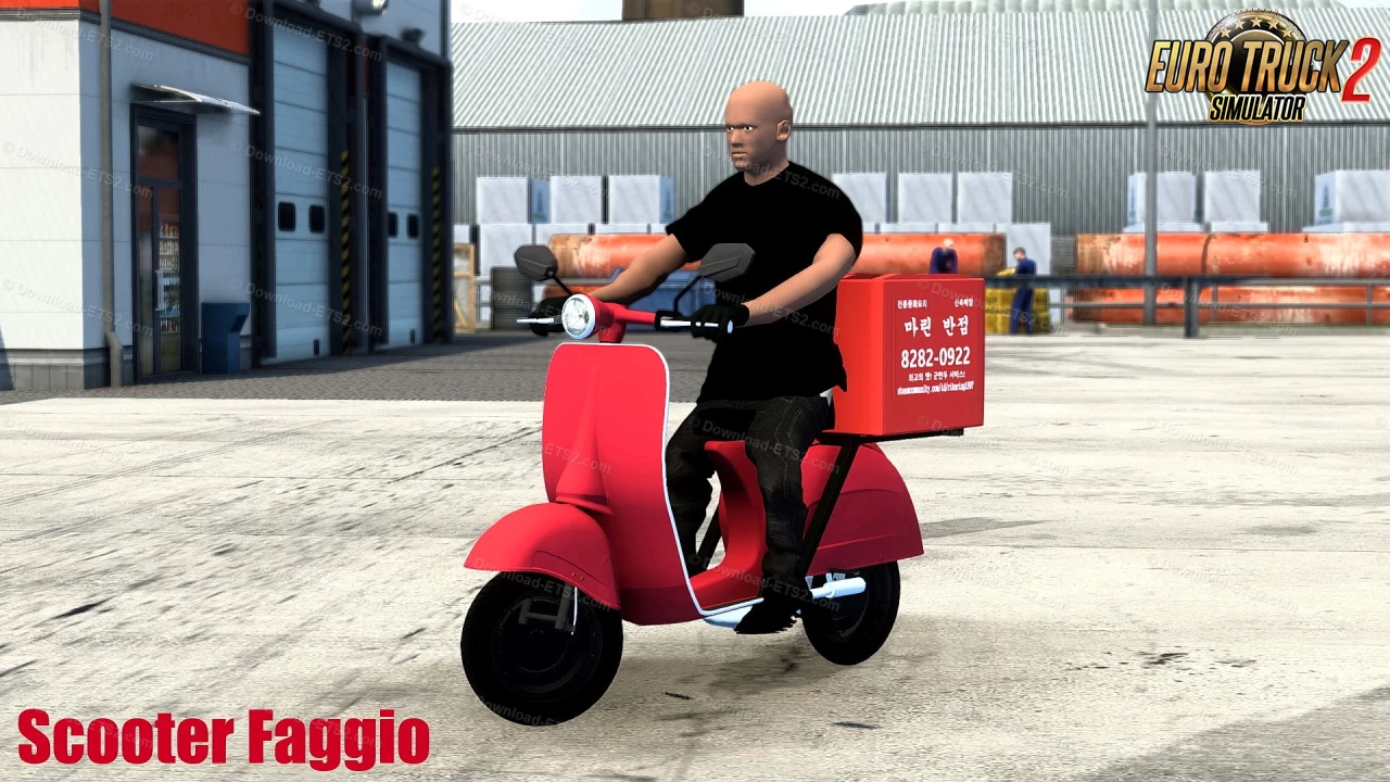 Scooter Faggio Mod v3.0 (1.41.x) for ETS2