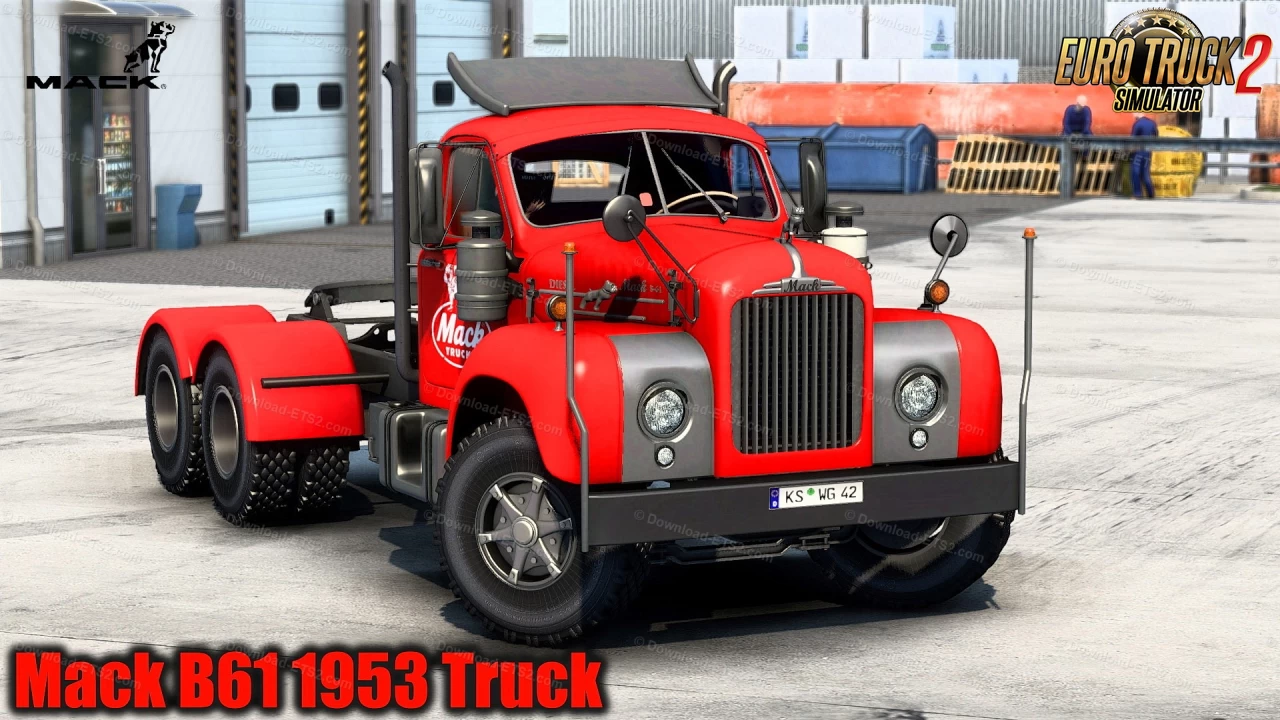 Mack B61 1953 Truck + Addons v1.5 (1.53.x) for ETS2