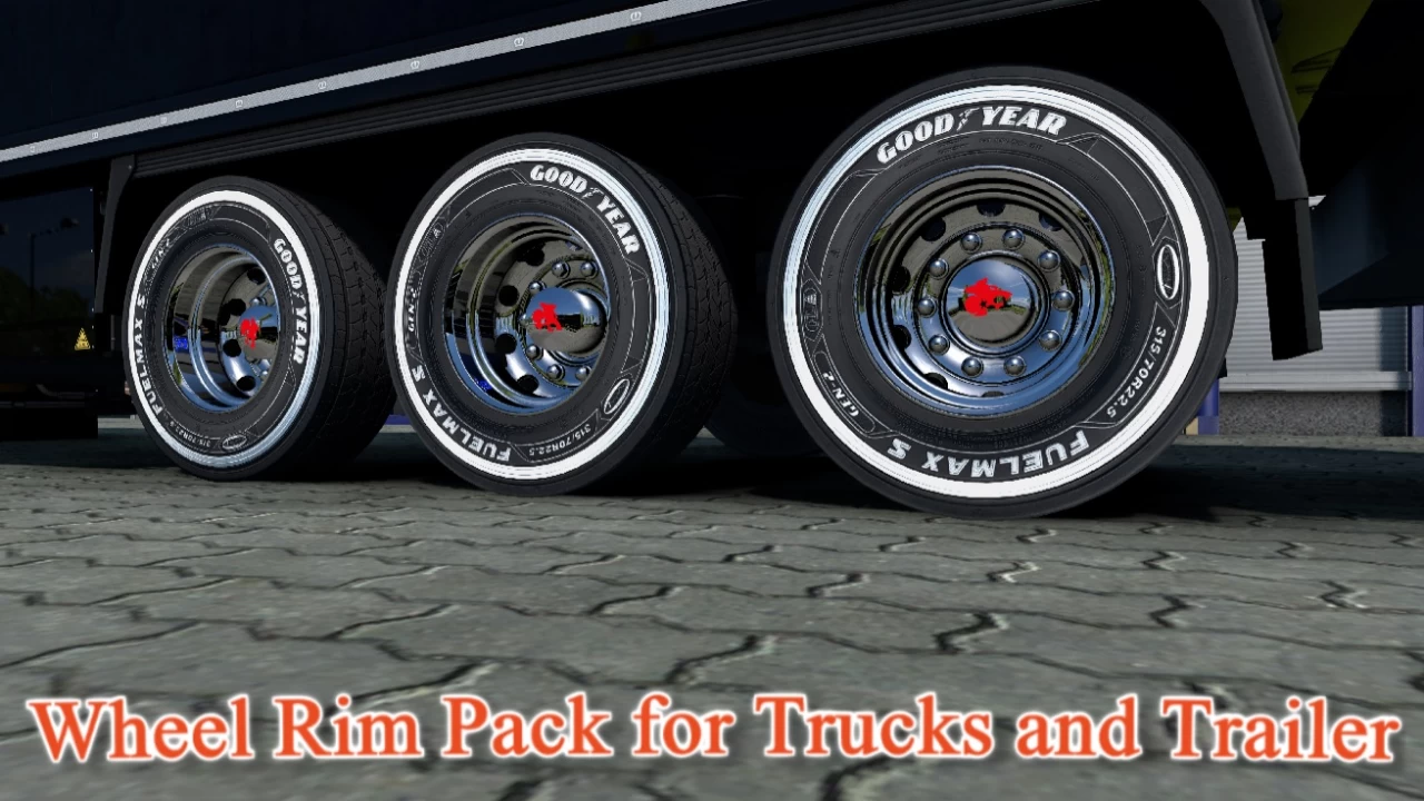 Wheel Rim Pack for trucks and Trailers v2.0 (1.53.x) for ETS2