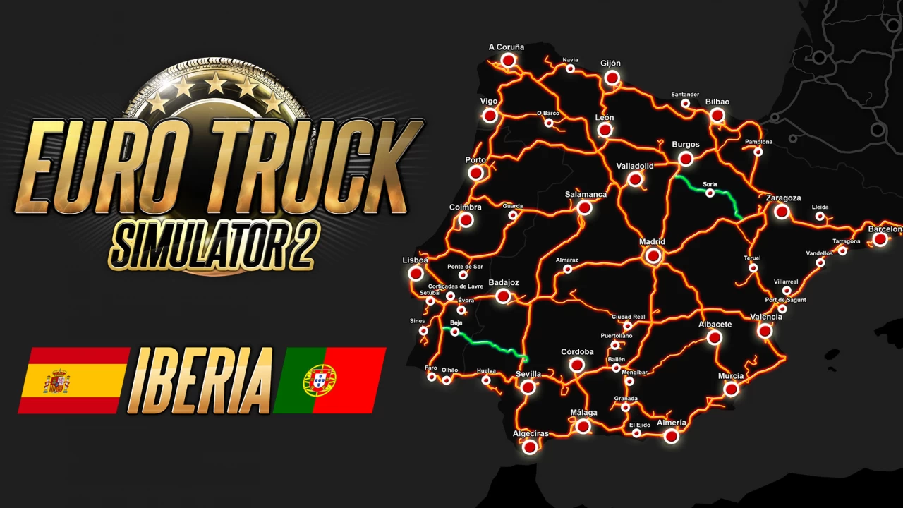 New Iberian Roads for Euro Truck Simulator 2