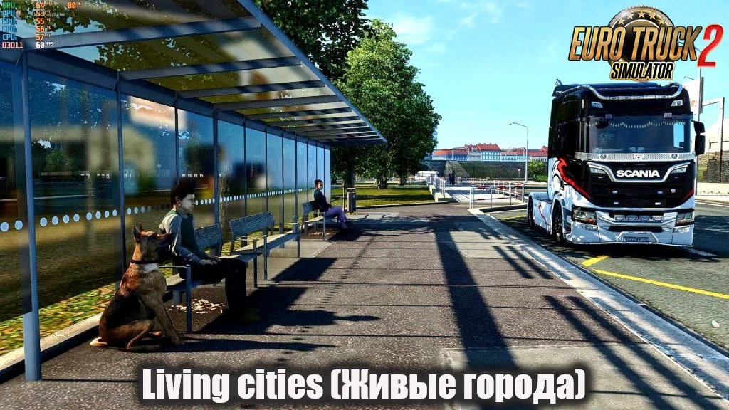 Living Cities (Живые города) v2.2 (1.46.x) for ETS2