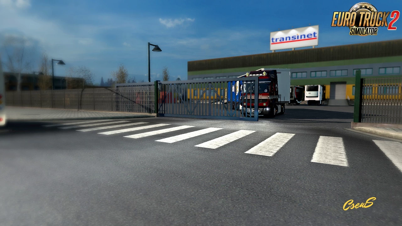 Animated Gates in Companies v4.3 by Schumi (1.46.x) for ETS2